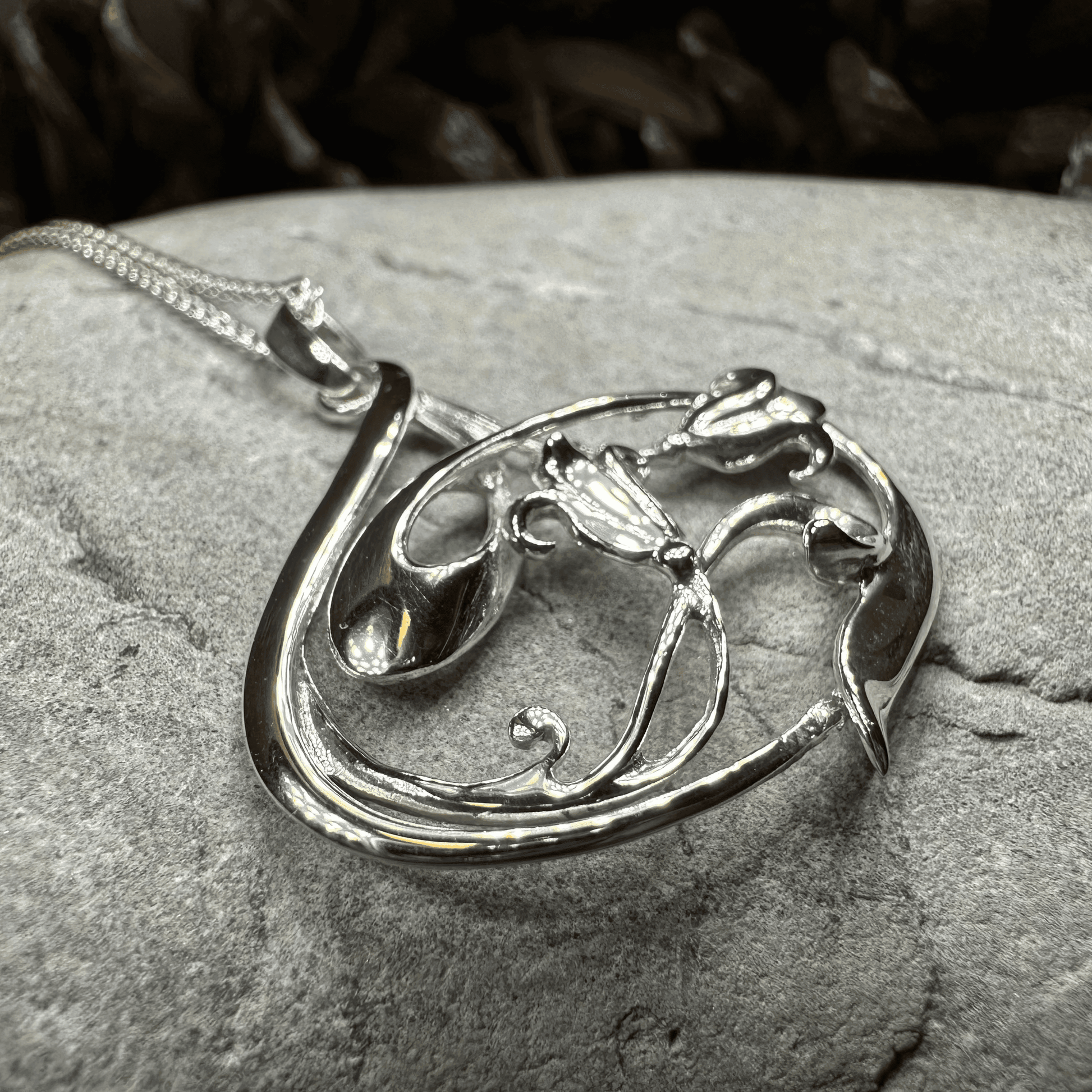 Bluebell Art Deco Necklace - 18