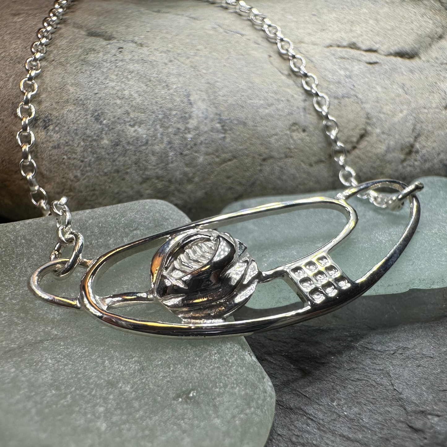 Mackintosh Rose Necklace