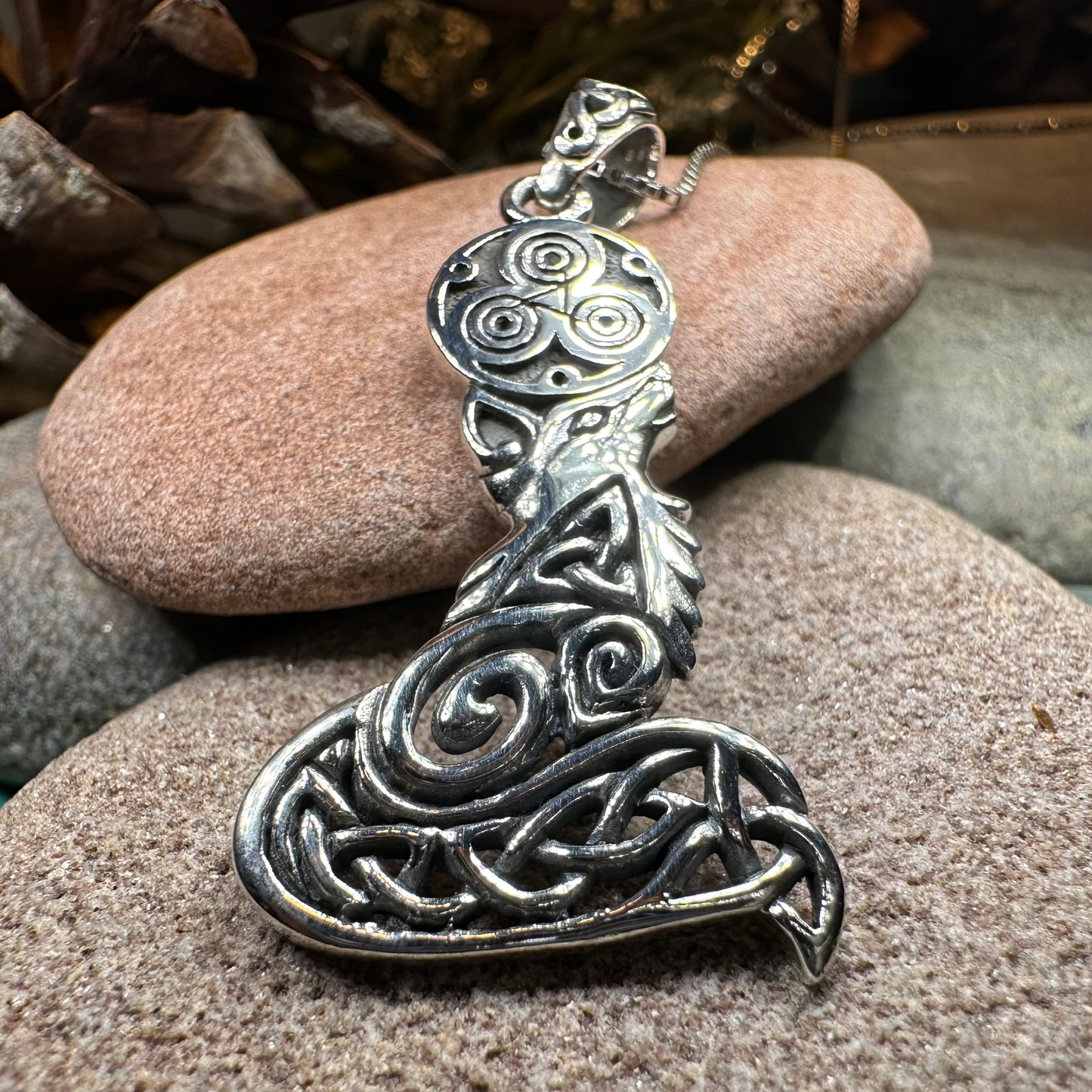 Celtic Forest Fox Necklace