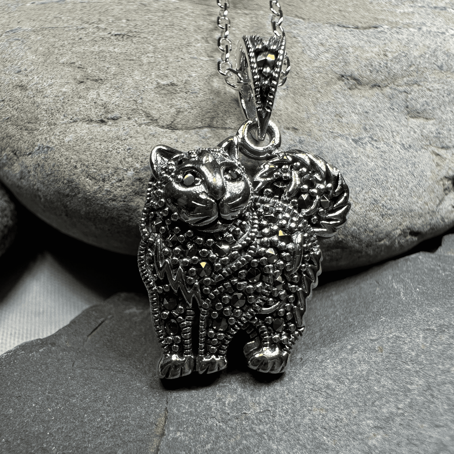 Simba Celtic Cat Necklace - 
