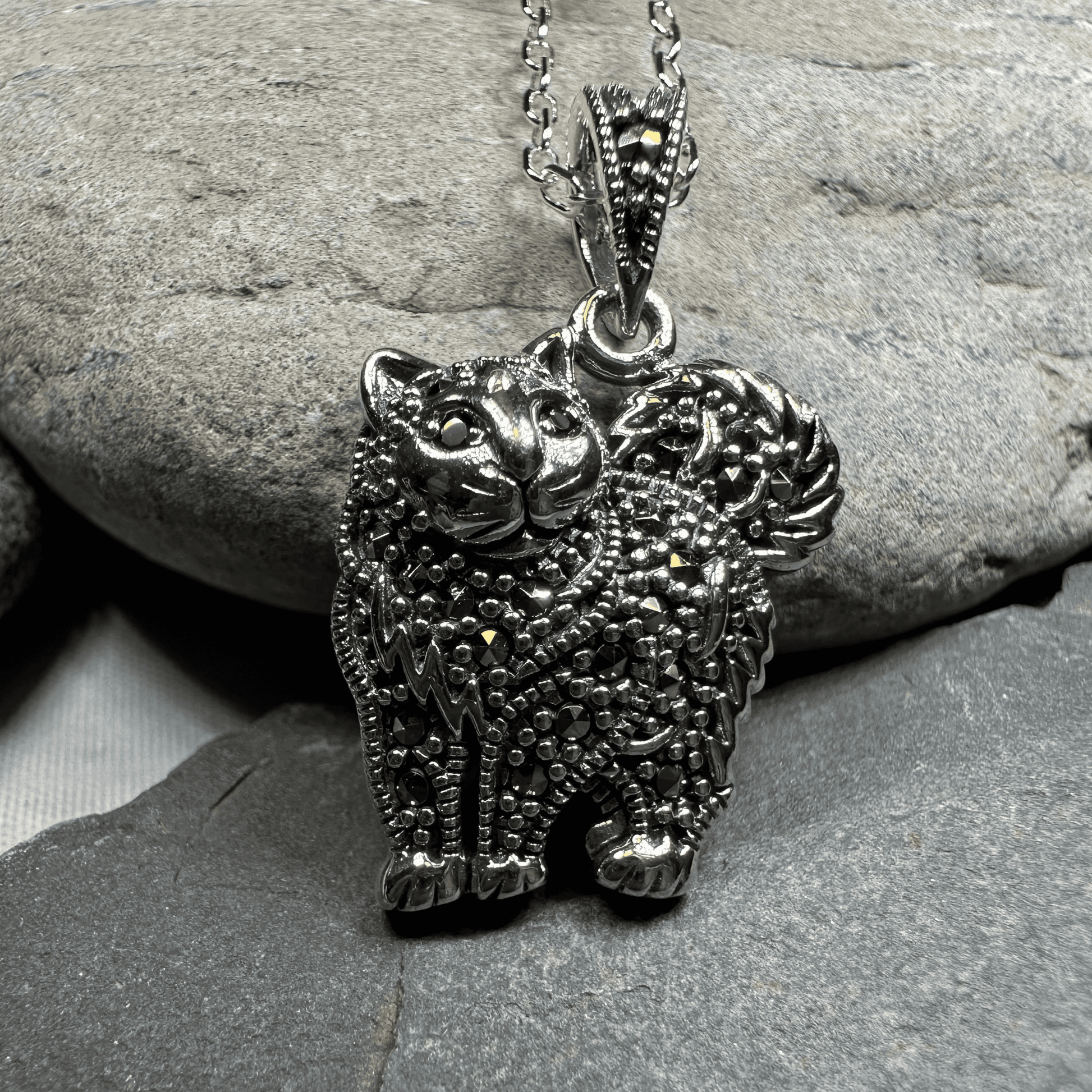 Simba Celtic Cat Necklace - 