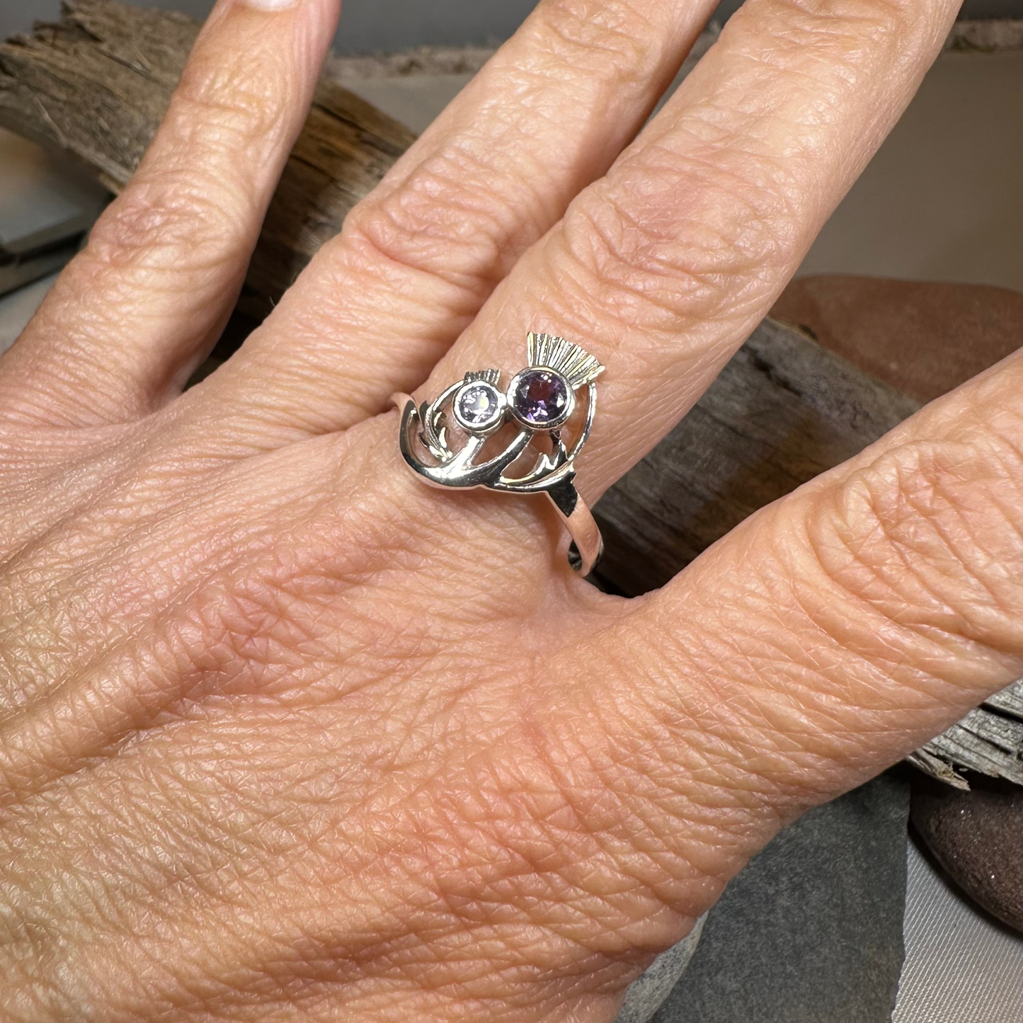 Adairia Thistle Ring