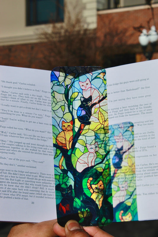 Cat Lover Bookmark – Handmade Cute Cat Page Marker, Feline Lover Gift, Animal Bookmark, Book Lover Accessory, Unique Cat Lover Gift