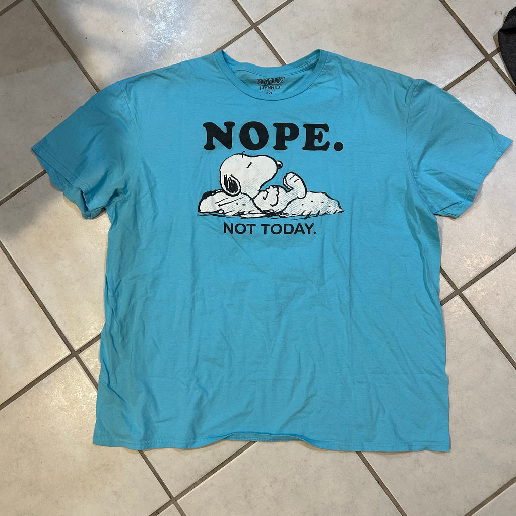 Nope Not Today Snoopy Tee Shirt