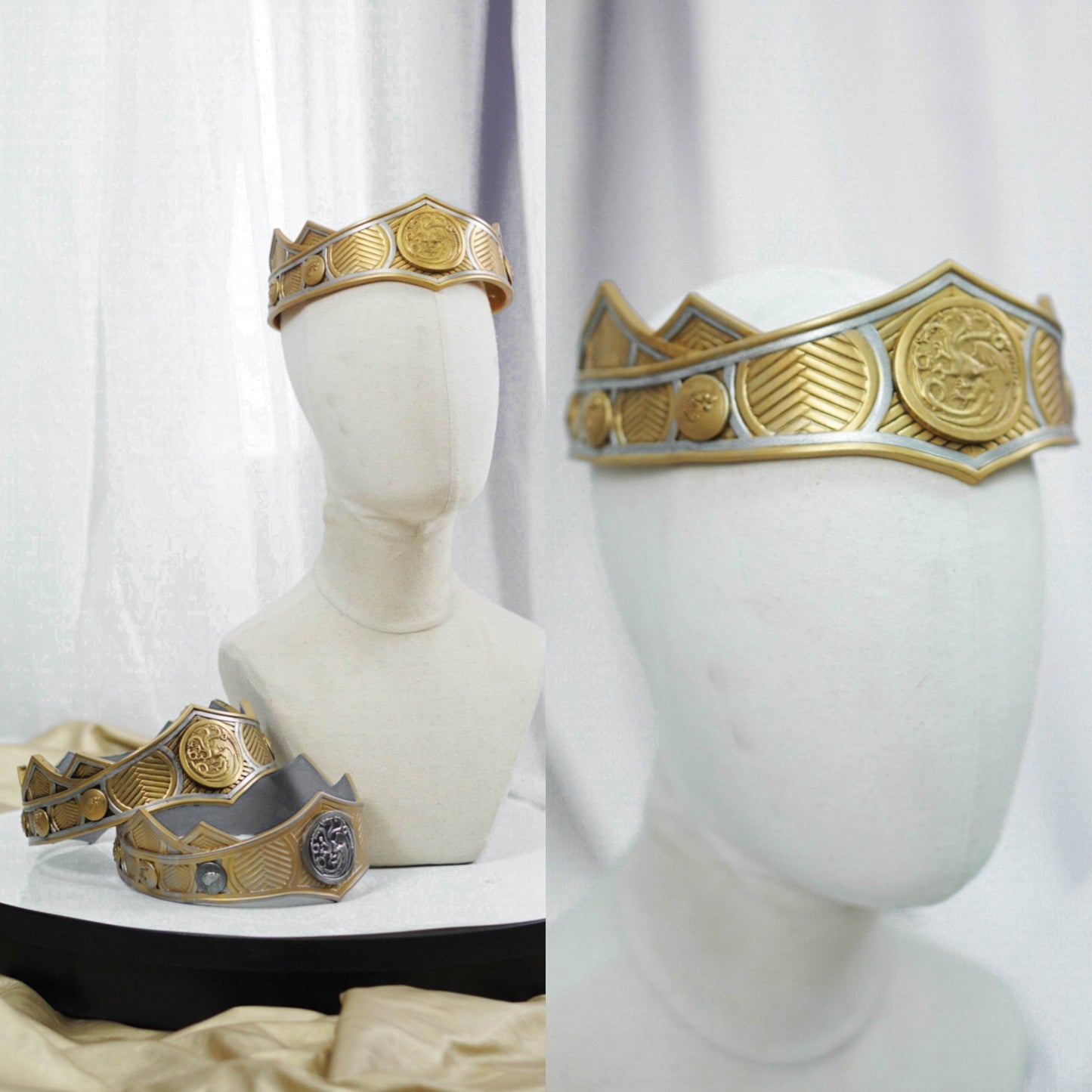 Rhaenyra Targaryen House of Dragon Cosplay Crown - Custom Made - 
