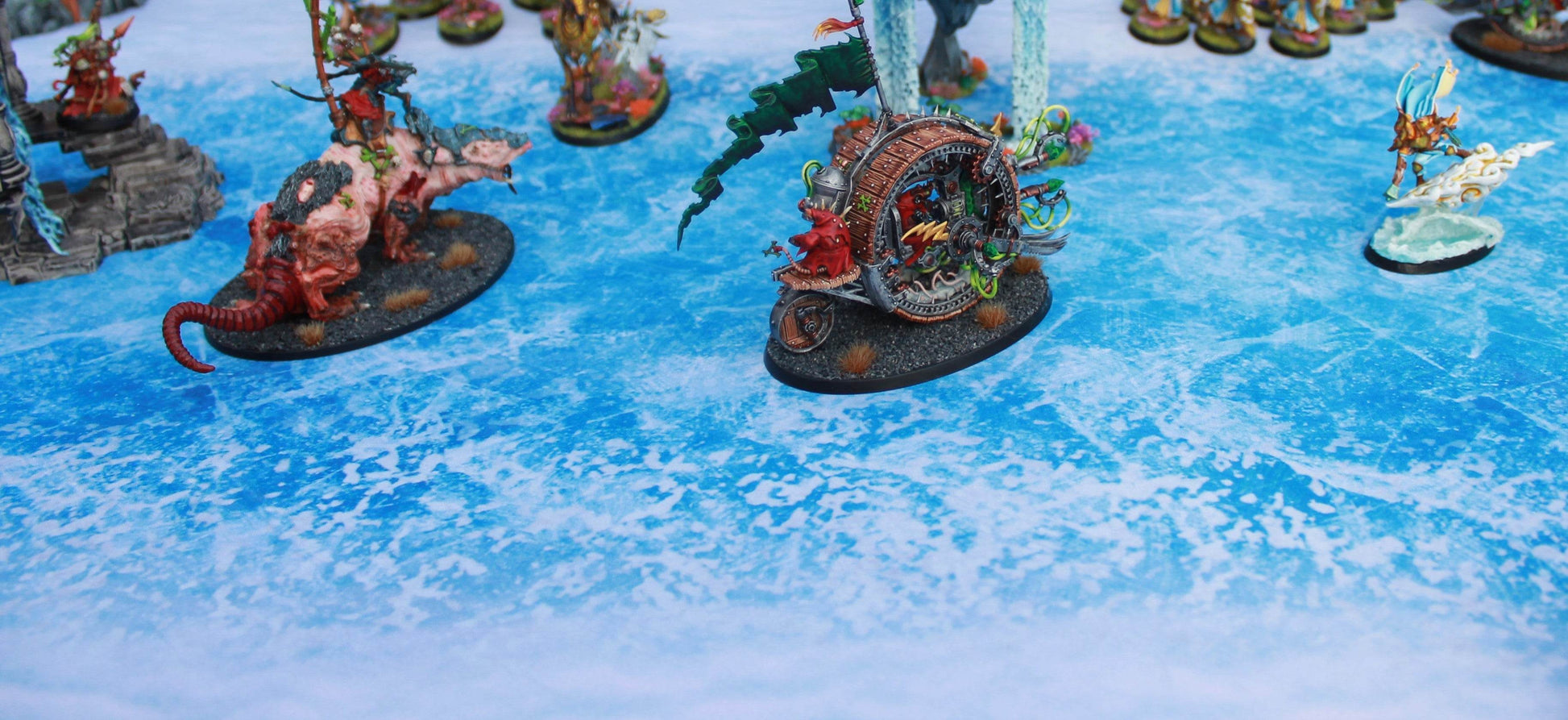 Frozen River - Neoprene Battle Mat - Warhammer, AoS, 40K, Kill Team, MCP, Shatterpoint, Legion, More - 44x60