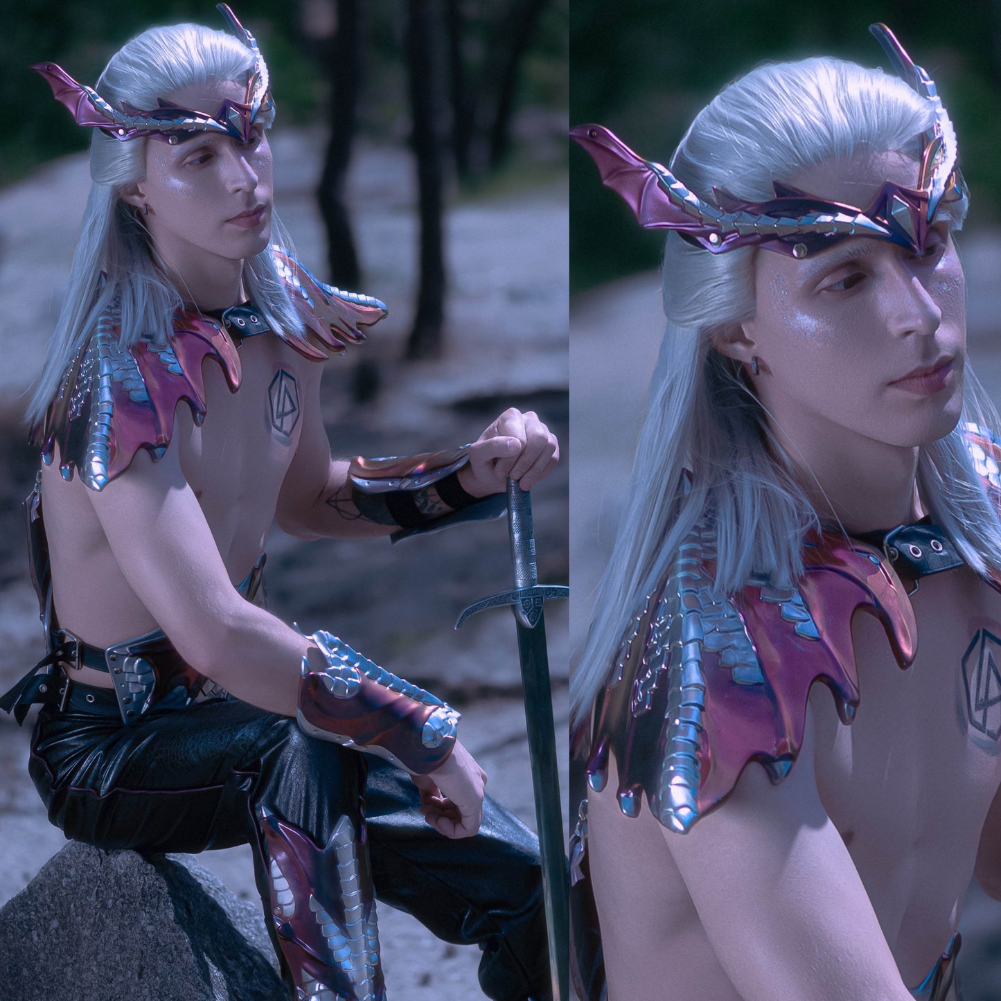 Dragon Armor set 2 - In Stock/Custom Made - S / Painted full set
