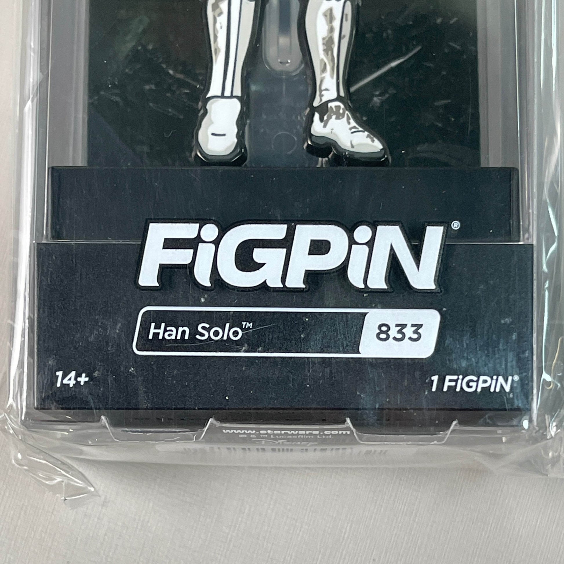 FIGPIN / DISNEY Han Solo Star Wars A New Hope Comic Con Logo Pin 833 (Locked New) - 