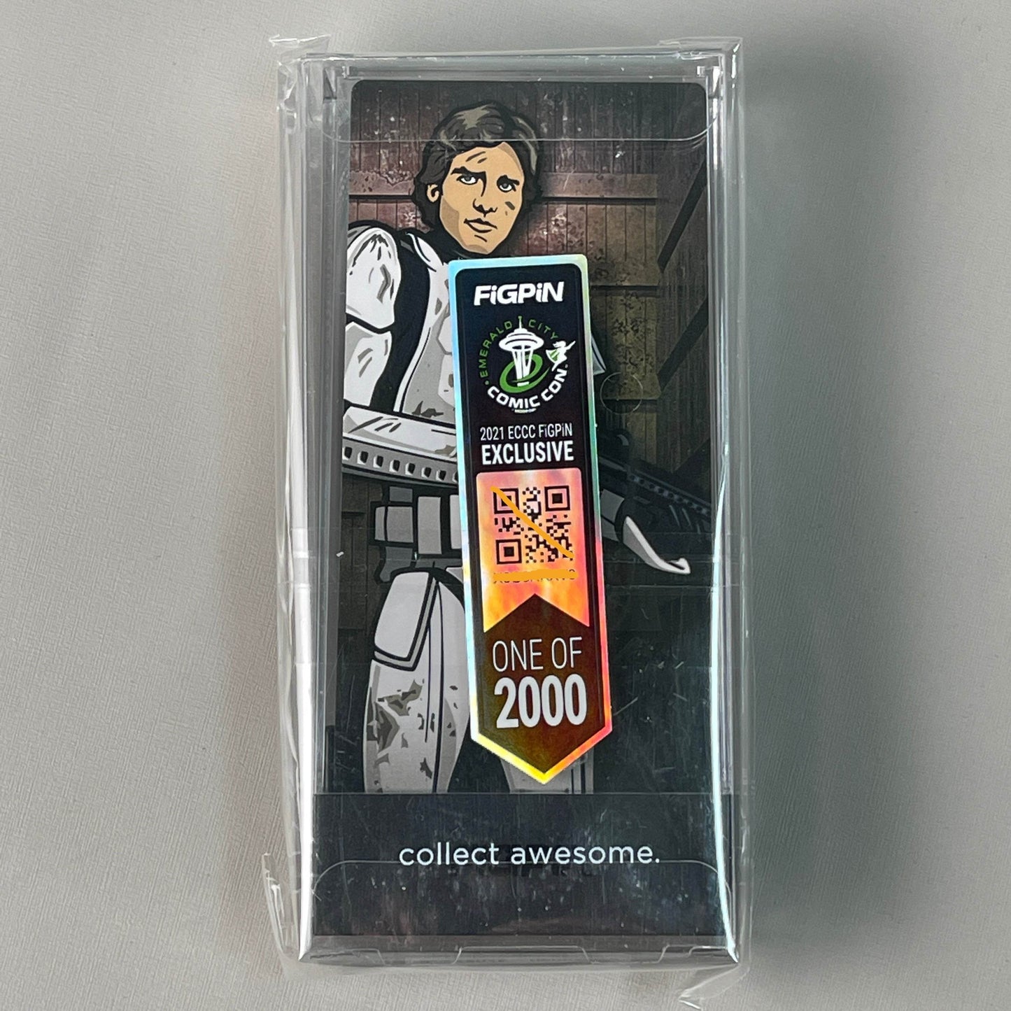 FIGPIN / DISNEY Han Solo Star Wars A New Hope Comic Con Logo Pin 833 (Locked New) - 