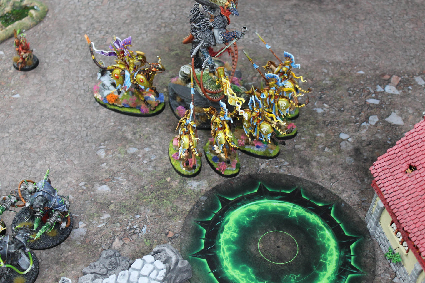 Abandoned Town - Neoprene Battle Mat - Warhammer, AoS, 40K, Kill Team, MCP, Shatterpoint, Legion, More - 36x36