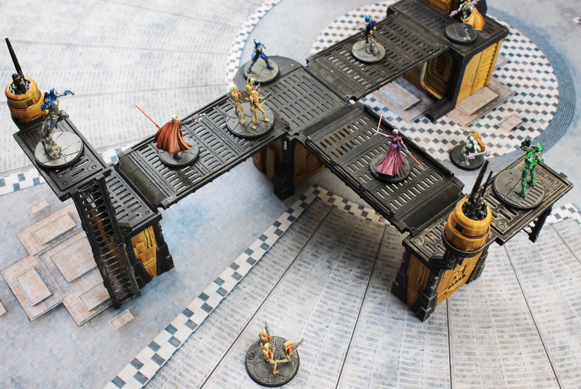 Grand Concourse - Neoprene Battle Mat - Warhammer, AoS, 40K, MCP, Shatterpoint, Legion, More - 44x60