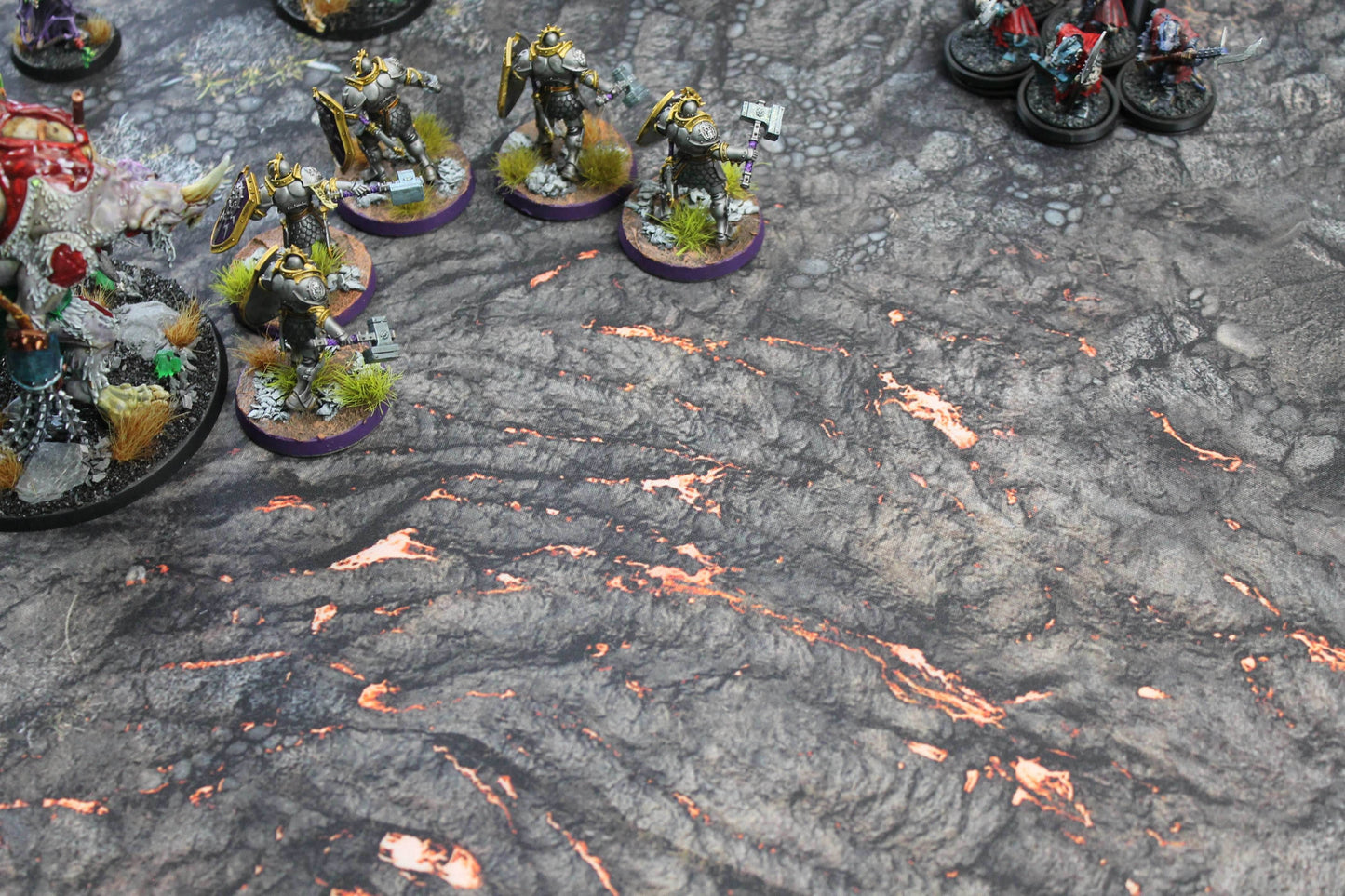 Lava Flows - Neoprene Battle Mat with Bag - 44x60