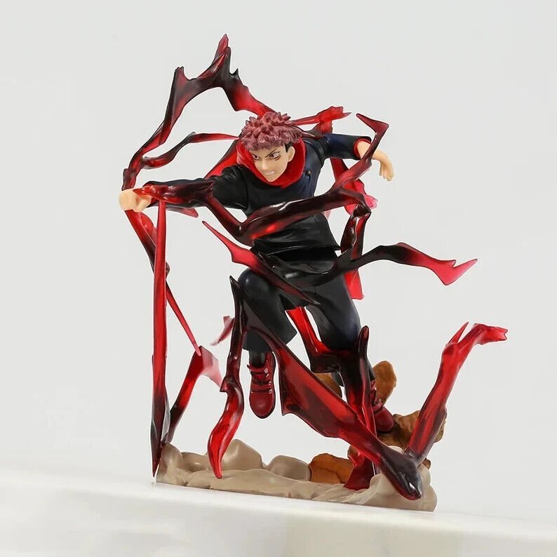 Itadori Yuji Anime Figurine, Jujutsu Kaisen PVC Figure JJK Statue Collectible Gifts for Friends and Family 19cm/7.5in