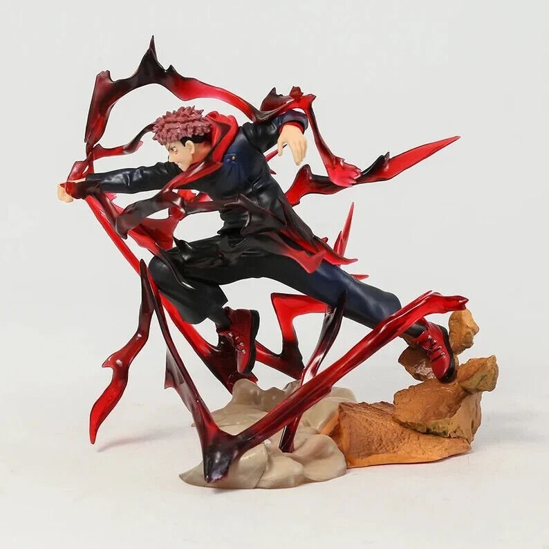 Itadori Yuji Anime Figurine, Jujutsu Kaisen PVC Figure JJK Statue Collectible Gifts for Friends and Family 19cm/7.5in