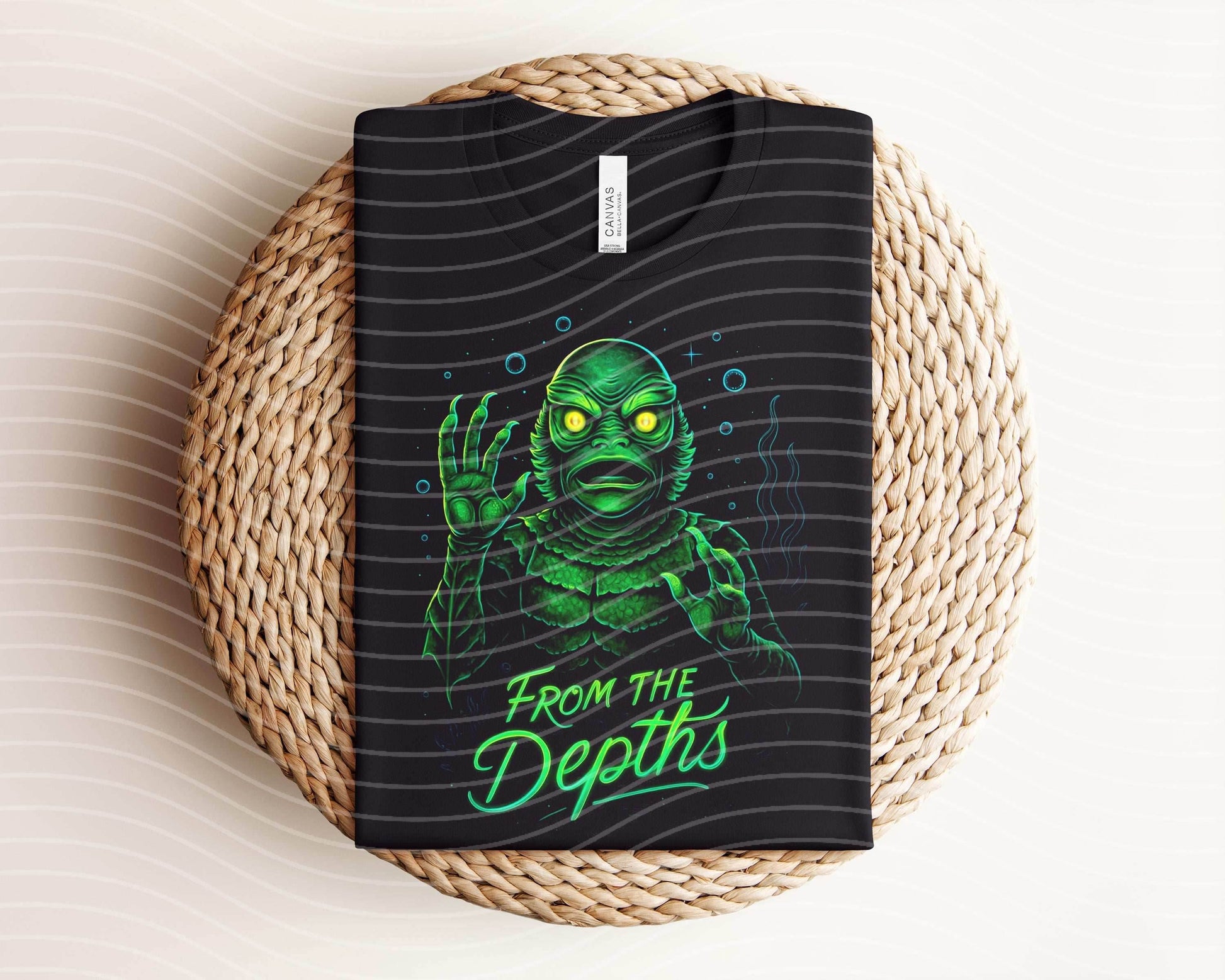 From the Depths Neon Graphic Tee - S