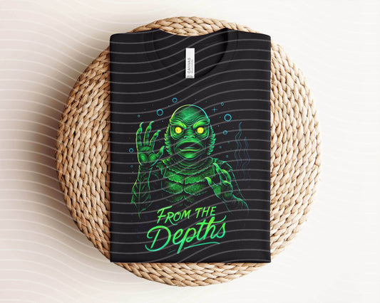 From the Depths Neon Graphic Tee - S