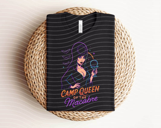 Camp Queen of the Macabre Neon Graphic Tee - S