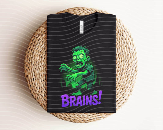 Brains Neon Graphic Tee - S