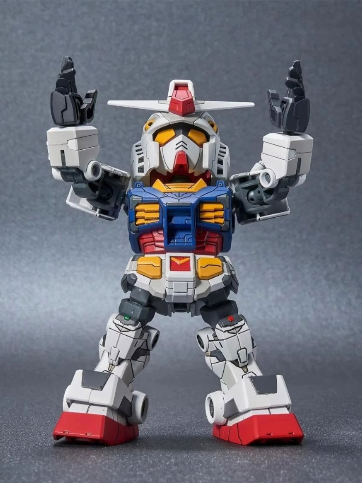 JMS SDCS RX-78F00 Gundam Assembly Model Kit, Mobile Suit Gundam Anime Action Figures Movable Joints Collectible Robot Mecha Kits