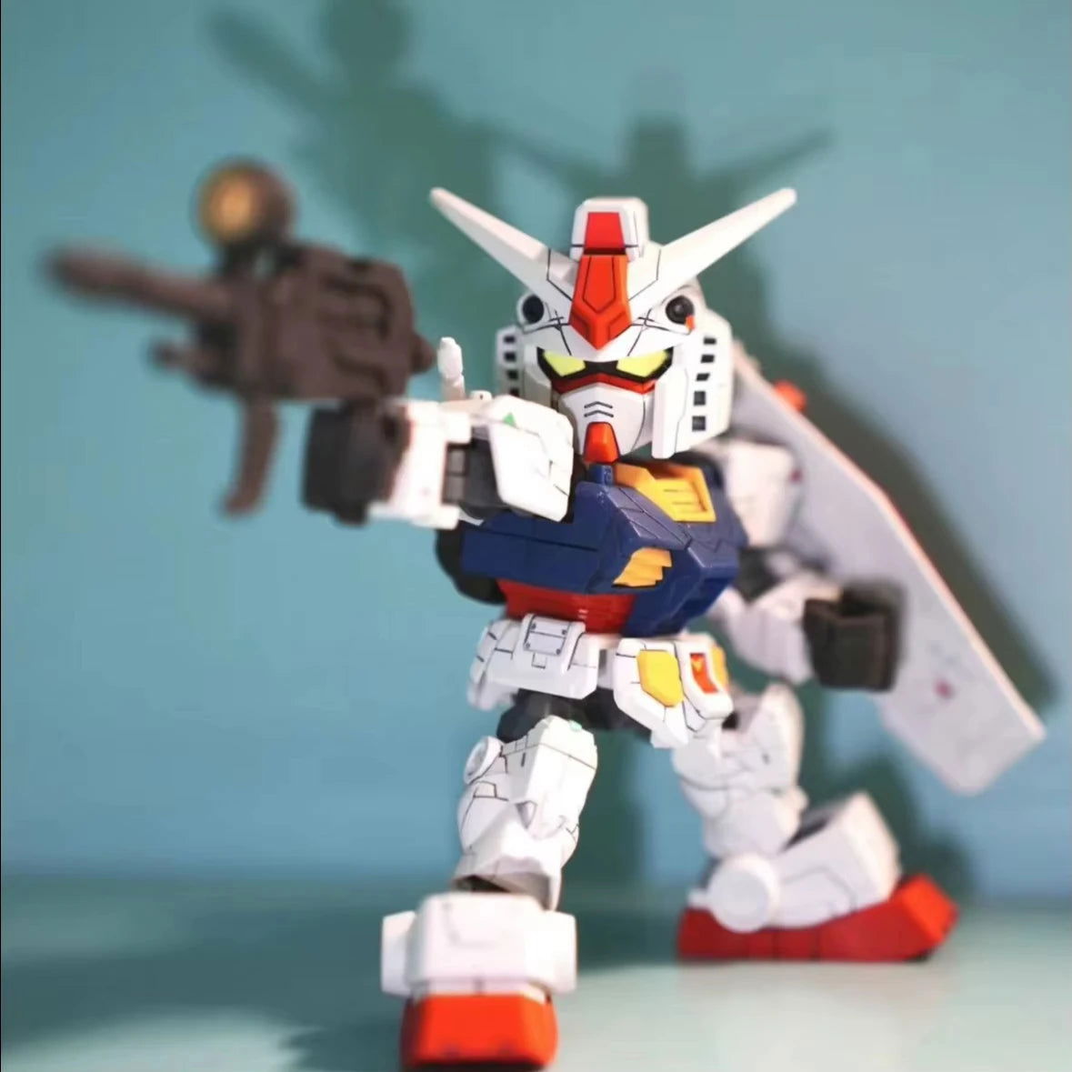 JMS SDCS RX-78F00 Gundam Assembly Model Kit, Mobile Suit Gundam Anime Action Figures Movable Joints Collectible Robot Mecha Kits