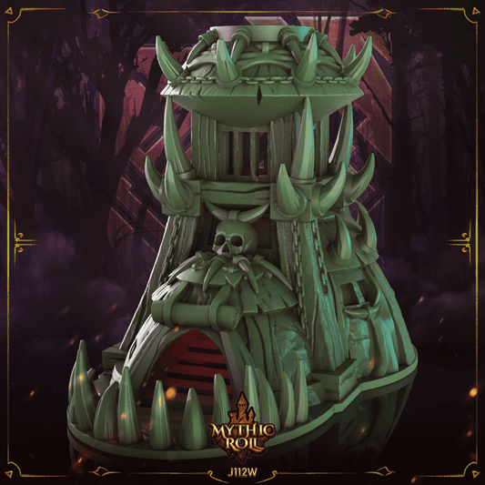 Mythic Roll Dice Tower - The Headsman's Home - Black