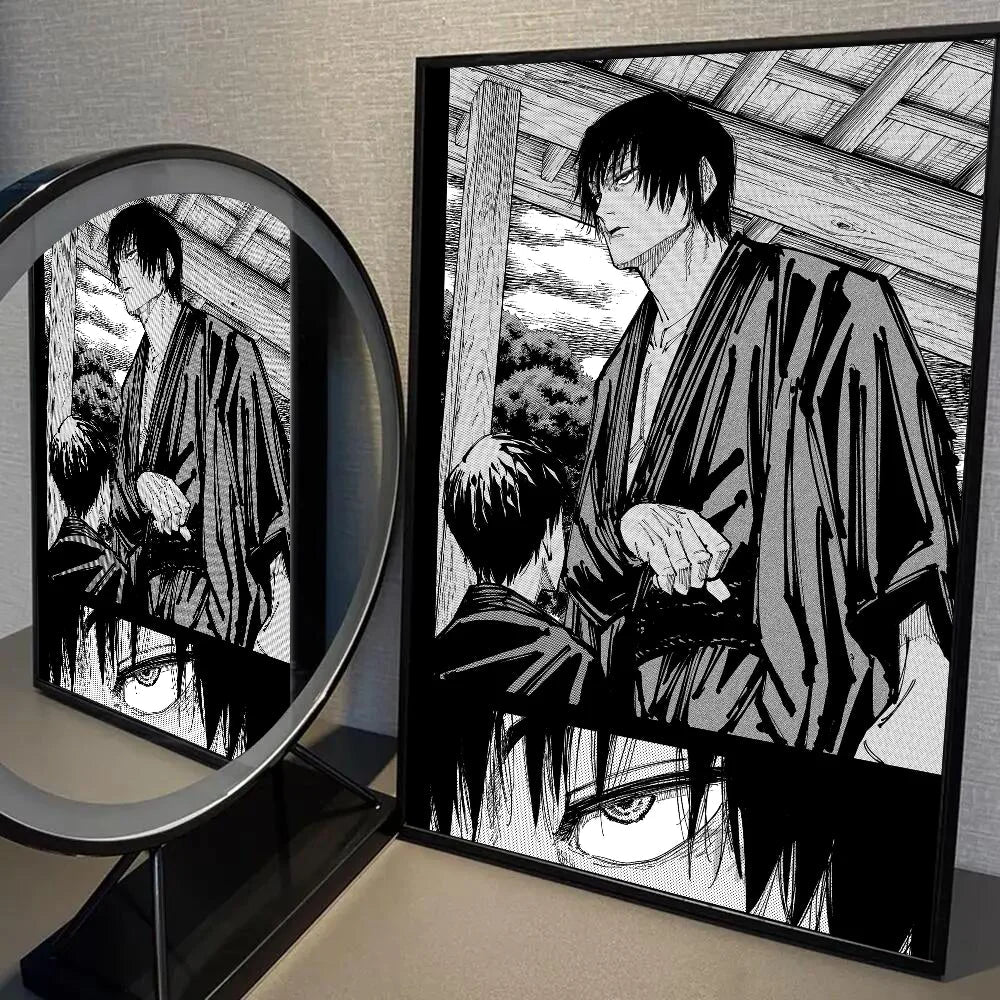 Jujutsu Kaisen Fushiguro Toji Poster, JJK Anime Posters Wall Art Decor Game Room