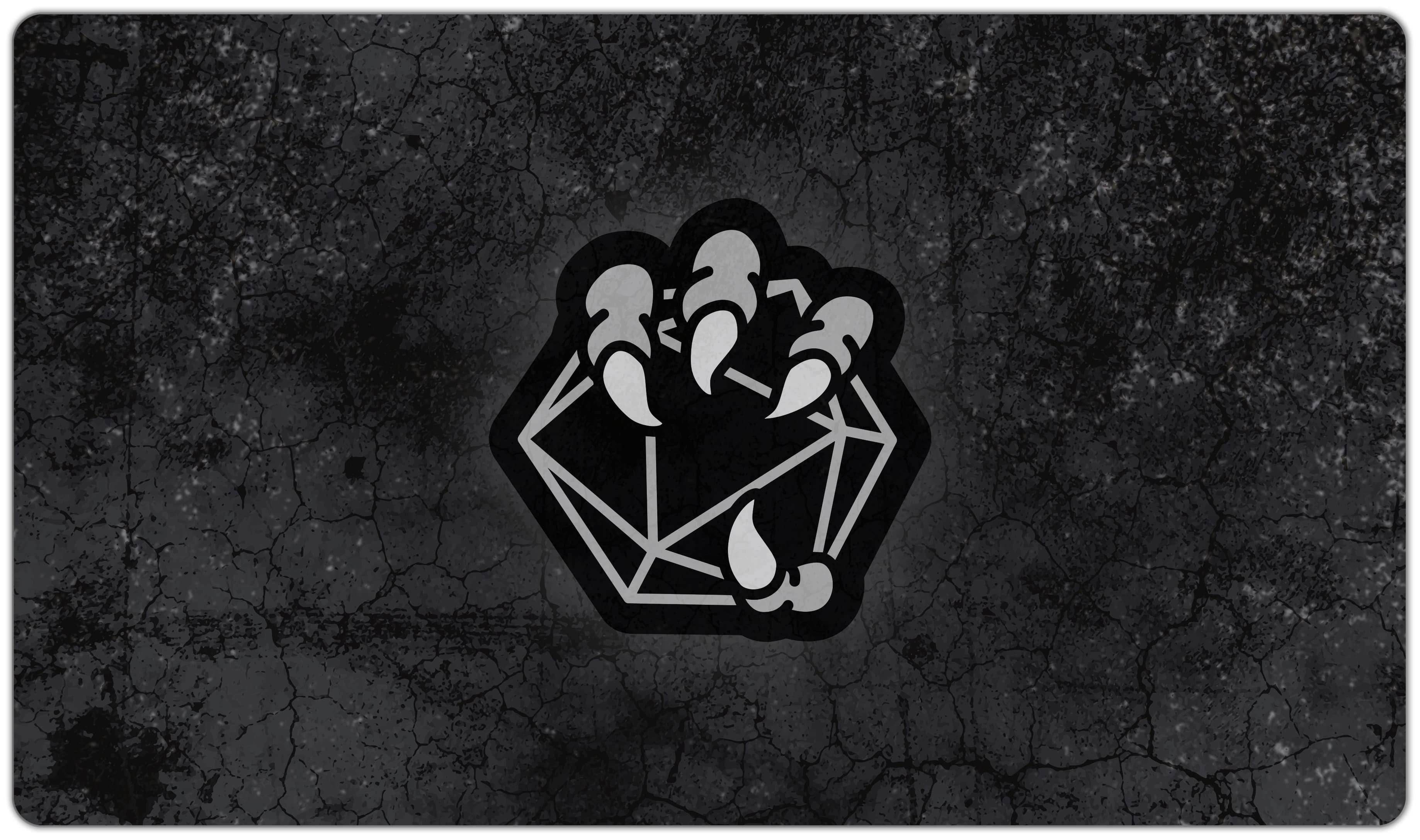 Dragon Dice Playmat - Gray / Standard Playmat / Plain