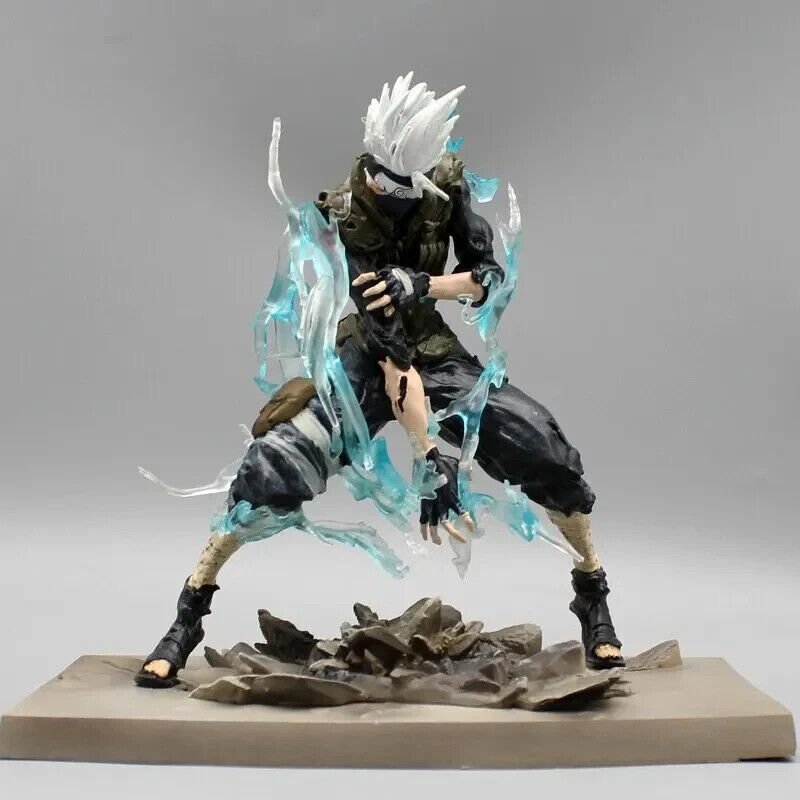 Kakashi Hatake Of The Sharingan Figure, Raikiri Lightning Blade Cutter Anime Figurines