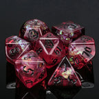Kickstarter Dice — Scarlet Vampire Resin Dice Set