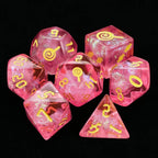 Kickstarter Dice — Candy Curse Resin Dice Set
