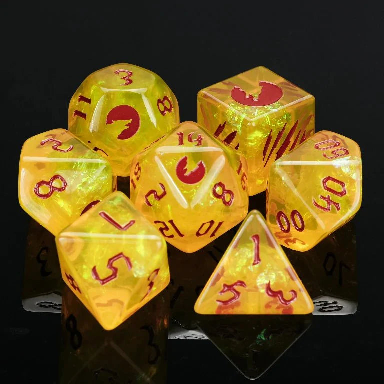 Kickstarter Dice — Blood Moon Werewolf Resin Dice Set