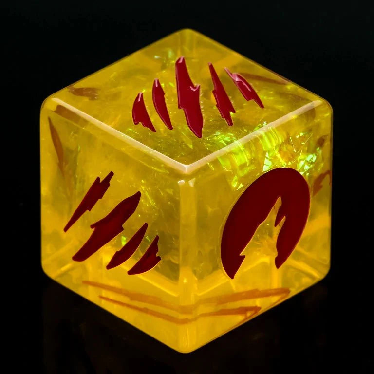 Kickstarter Dice — Blood Moon Werewolf Resin Dice Set
