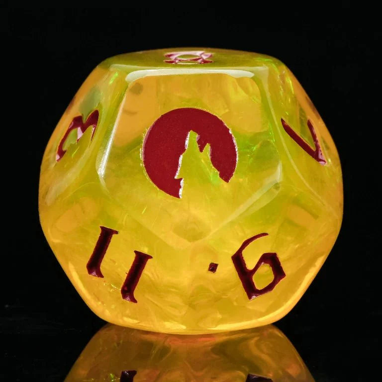 Kickstarter Dice — Blood Moon Werewolf Resin Dice Set