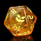 Kickstarter Dice — Pumpkin Jack Resin Dice Set