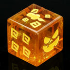 Kickstarter Dice — Pumpkin Jack Resin Dice Set