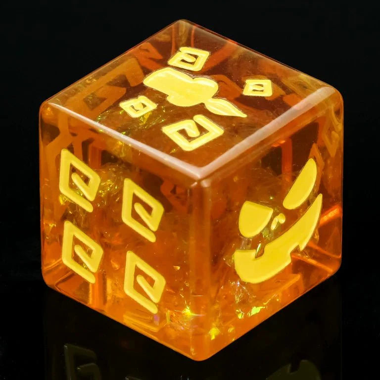 Kickstarter Dice — Pumpkin Jack Resin Dice Set