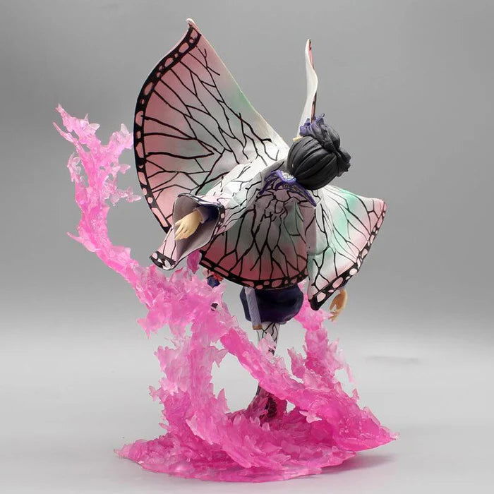 Kochou Shinobu Anime Figurine, Demon Slayer Kimetsu No Yaiba Combat Form PVC Model 20 CM