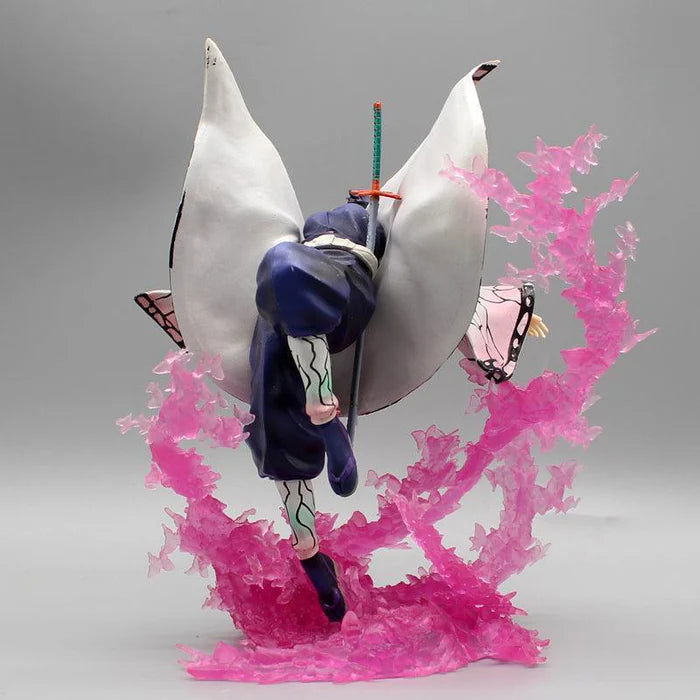 Kochou Shinobu Anime Figurine, Demon Slayer Kimetsu No Yaiba Combat Form PVC Model 20 CM