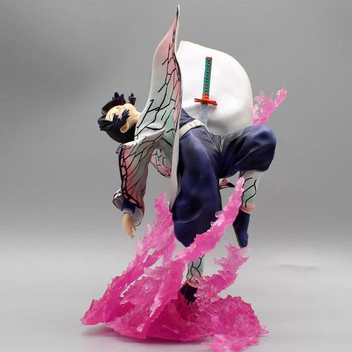 Kochou Shinobu Anime Figurine, Demon Slayer Kimetsu No Yaiba Combat Form PVC Model 20 CM