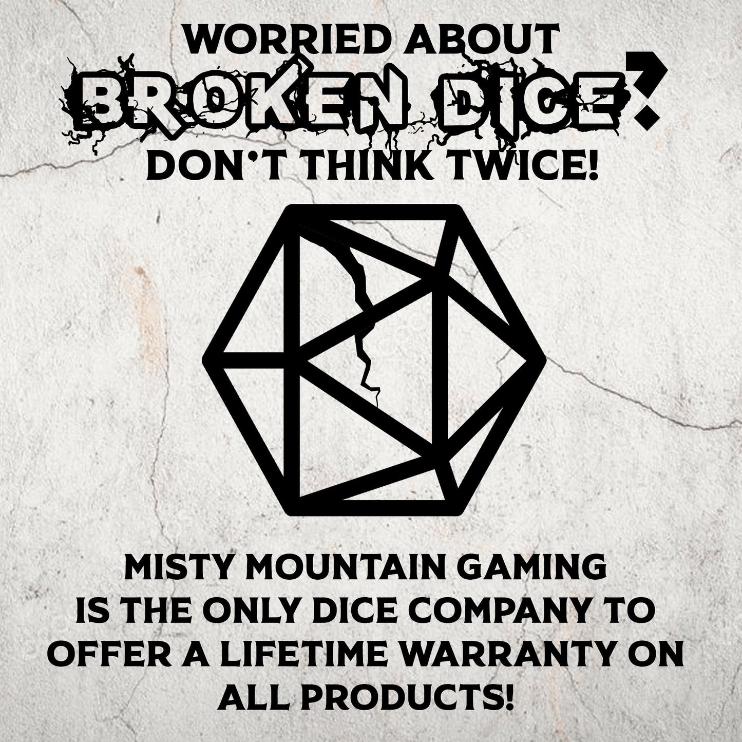 Beholder's Gates Hollow Metal Dice Set - Green and Silver