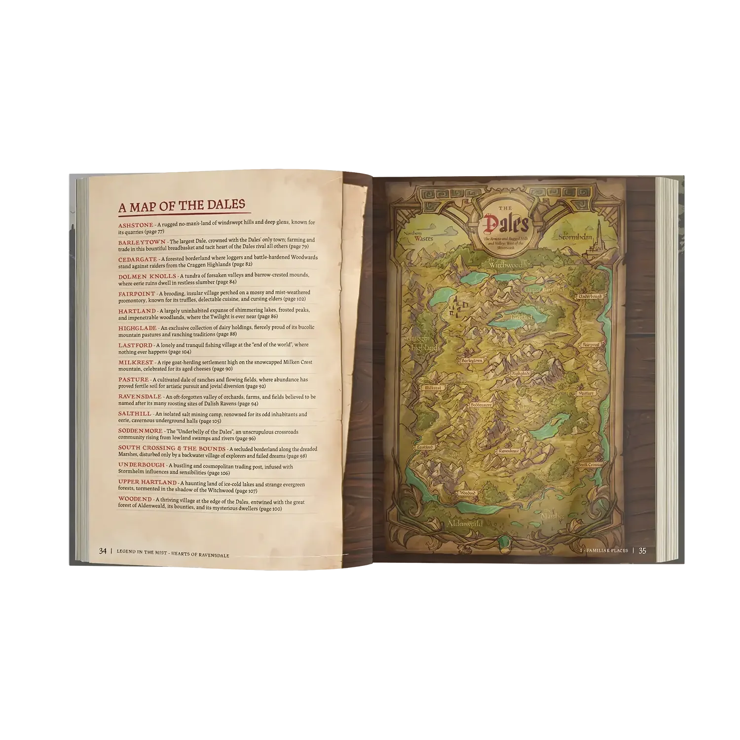 Hearts of Ravensdale - Setting Book - Legend in the Mist