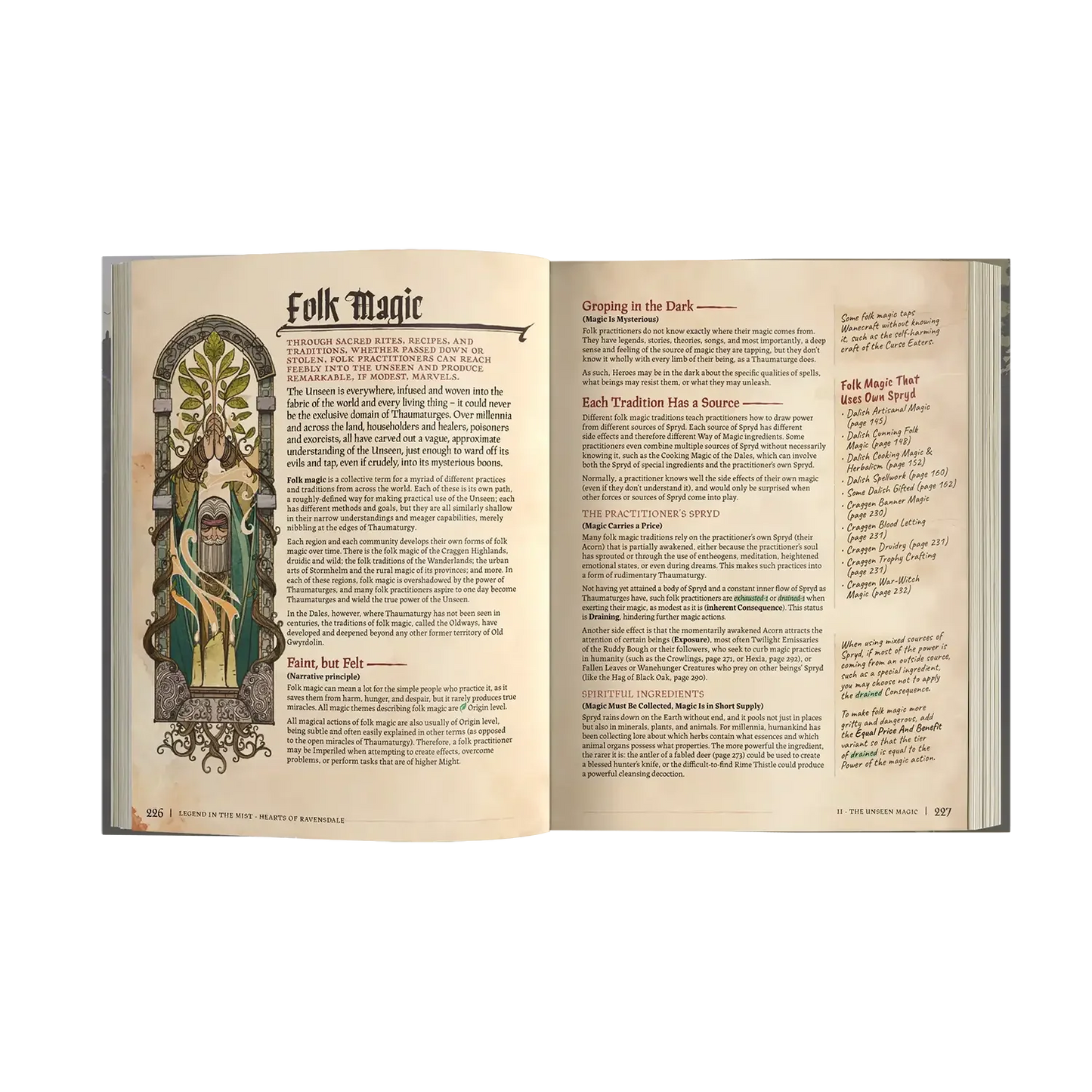 Hearts of Ravensdale - Setting Book - Legend in the Mist