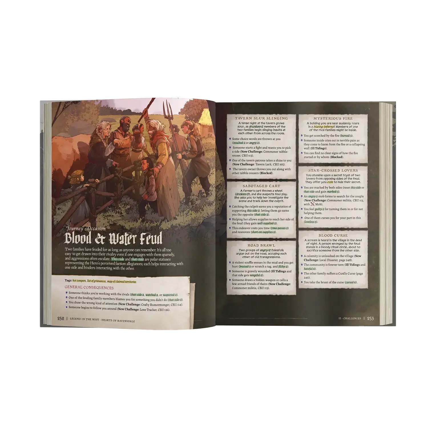 Hearts of Ravensdale - Setting Book - Legend in the Mist