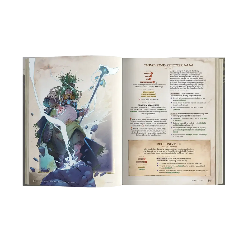 Hearts of Ravensdale - Setting Book - Legend in the Mist