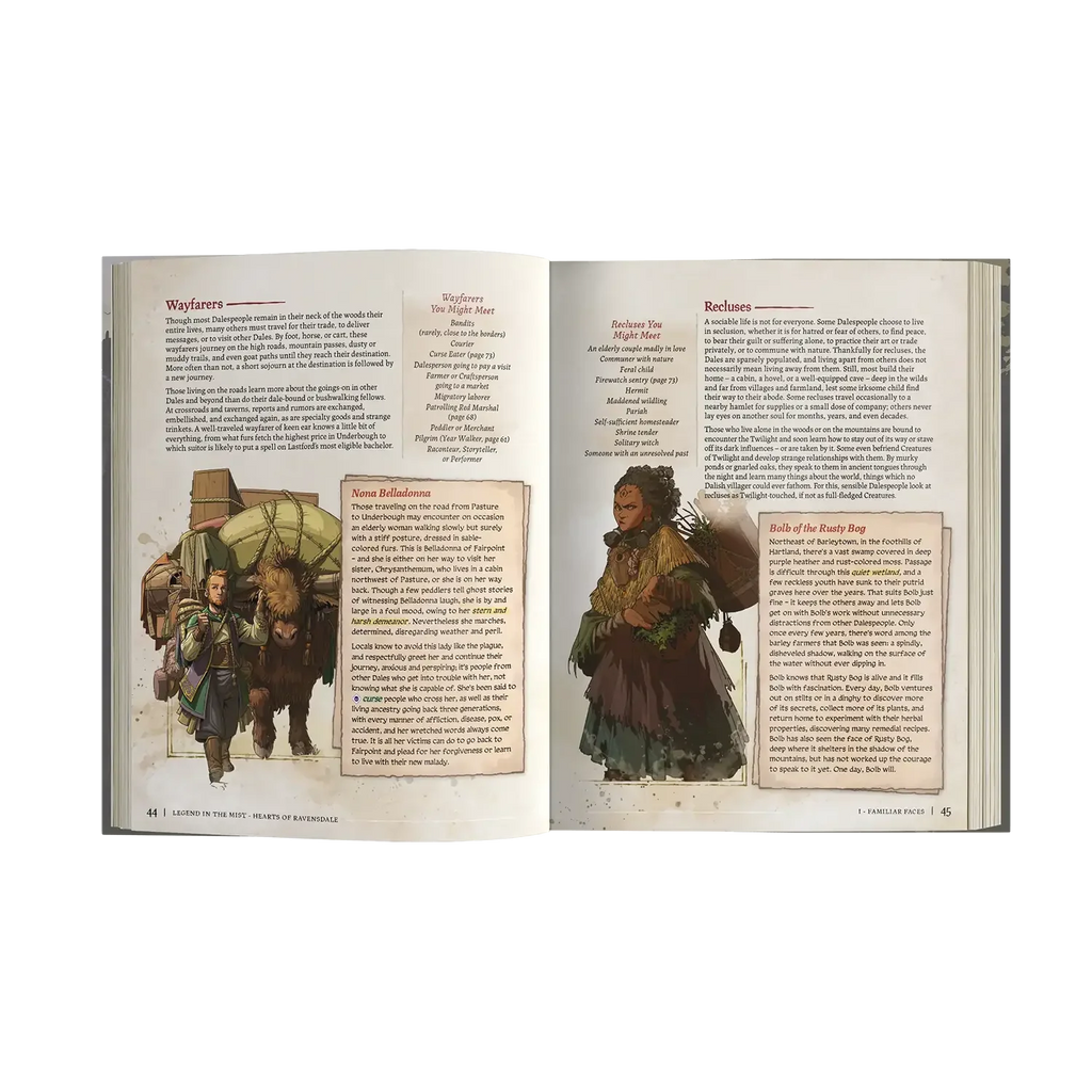 Hearts of Ravensdale - Setting Book - Legend in the Mist