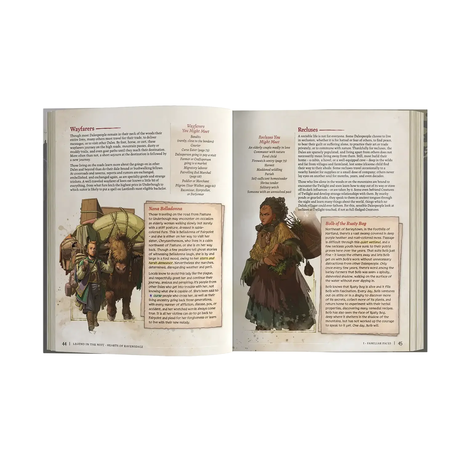 Hearts of Ravensdale - Setting Book - Legend in the Mist