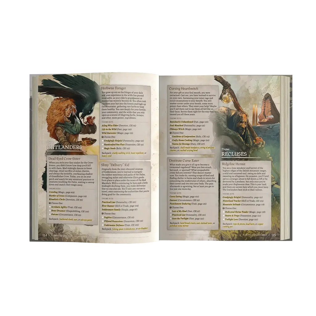 Hearts of Ravensdale - Setting Book - Legend in the Mist