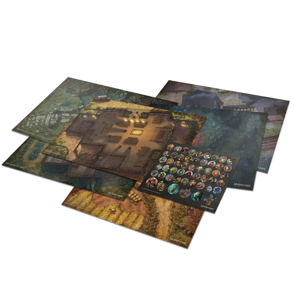 Scene Maps & Tokens - Legend in the Mist
