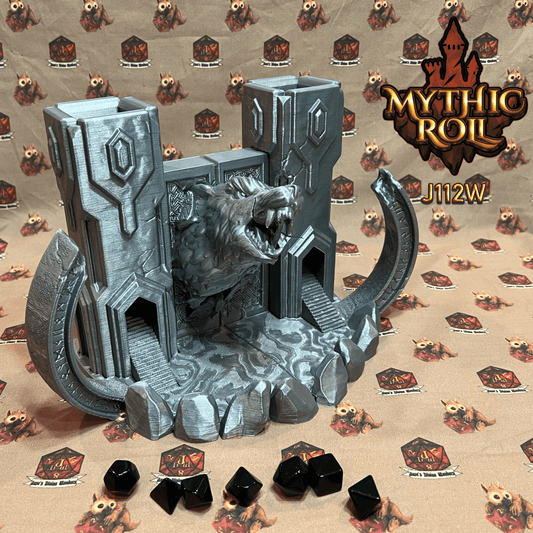 Mythic Roll Dice Tower - The Gate of Valalla - Black