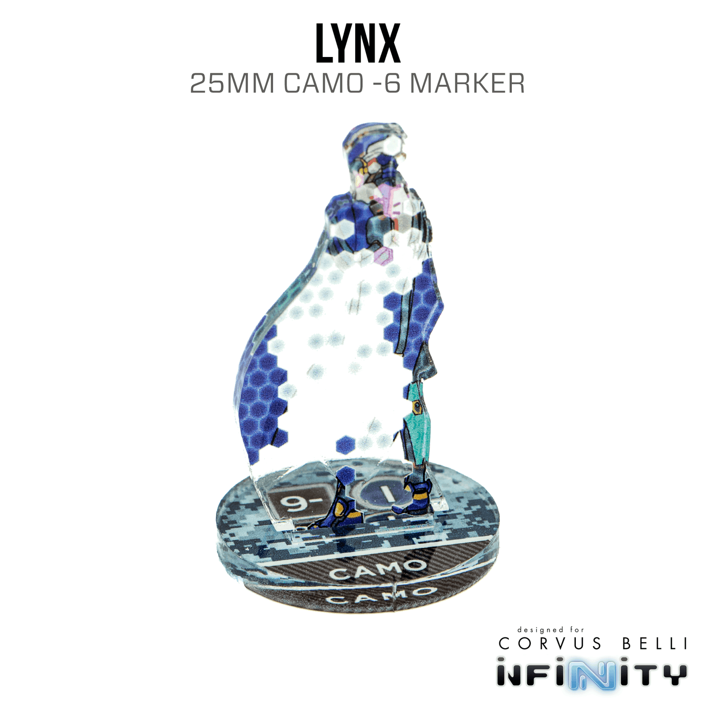 Infinity 3D Markers: Lynx (25mm Camo -6) - Camo -6 / A